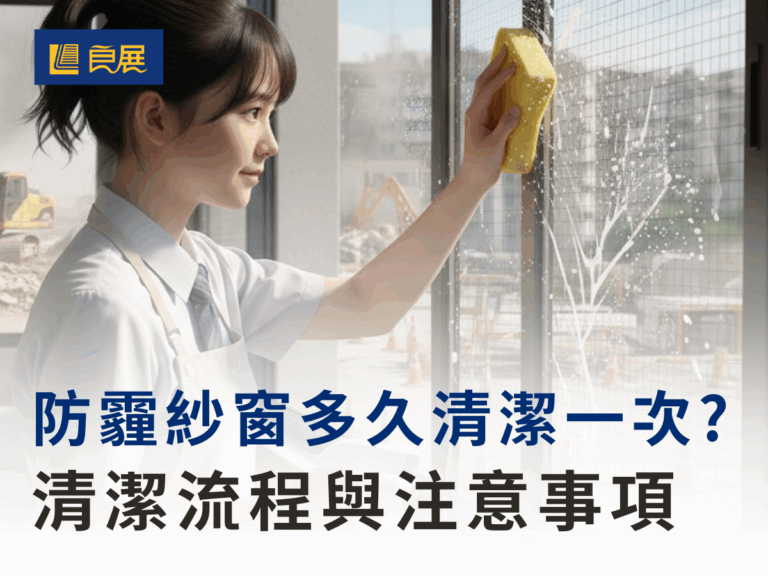 防霾紗窗多久清潔一次? 清潔流程與注意事項